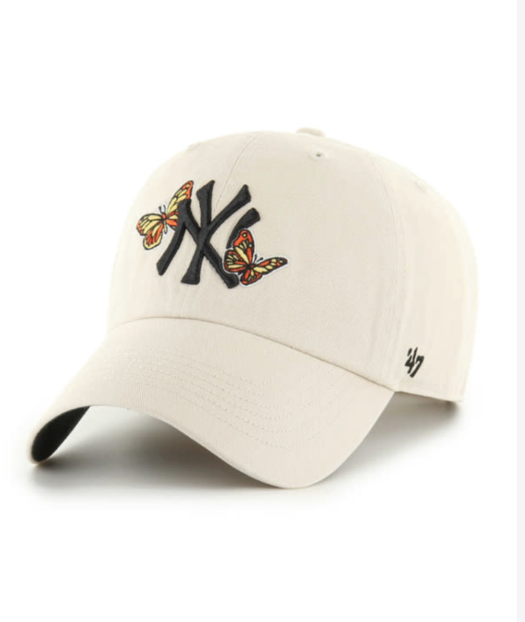 47 Brand New York Yankees Butterfly Clean Up Hat front