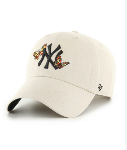 47 Brand New York Yankees Butterfly Clean Up Hat front