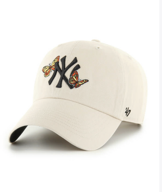 47 Brand New York Yankees Butterfly Clean Up Hat front