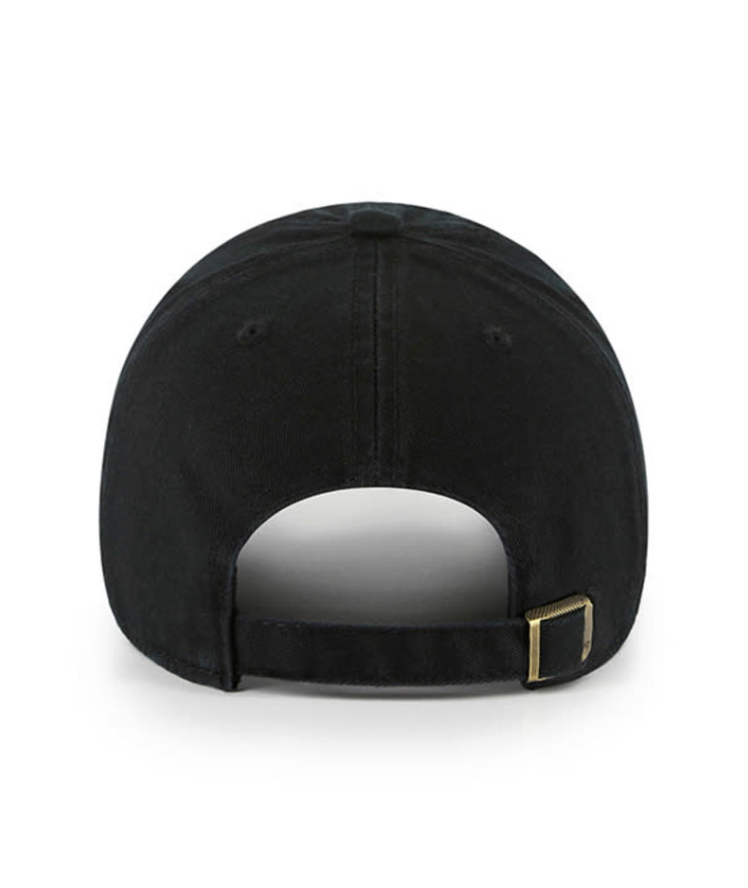 47 Brand New York Yankees Black Icon Clean Up Hat BACK VIEW