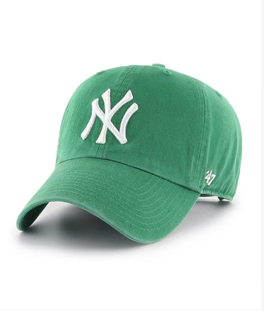 47 Brand  New York Yankees Clean Up Hat front view