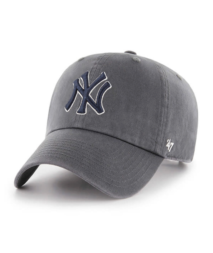 47 Brand  New York Yankees Clean Up Hat front view
