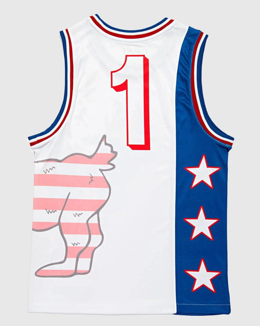 Goat USA Freedom Basketball Jersey back  view