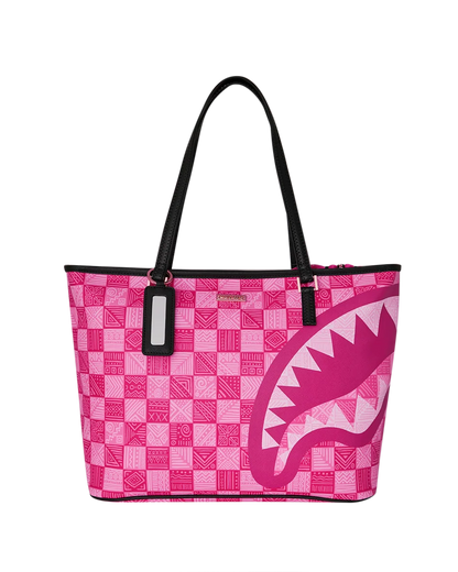 Sprayground A.I. African Intelligence The Sunset Reset Tote – Sandflower Collab FRONT