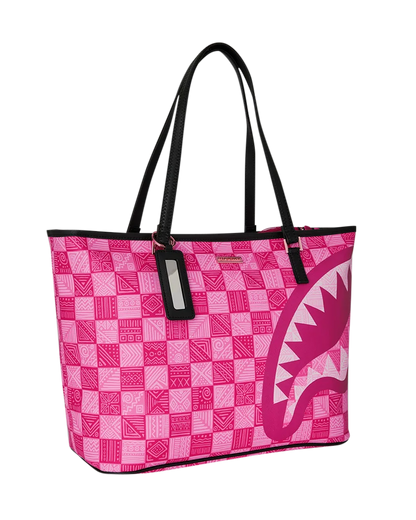 Sprayground A.I. African Intelligence The Sunset Reset Tote – Sandflower Collab side