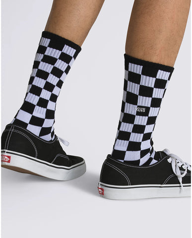 Checkerboard Crew Socks