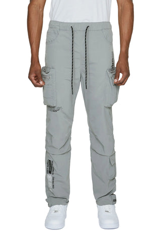 Men's Nylon Print Cargo Pants