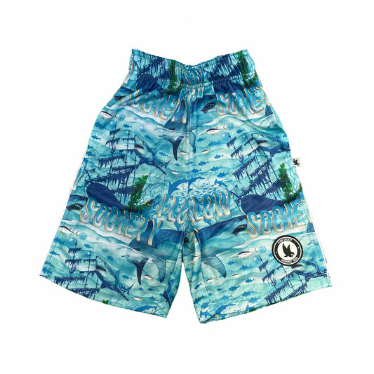 Boys' Great White Shipwreck Shorts front view