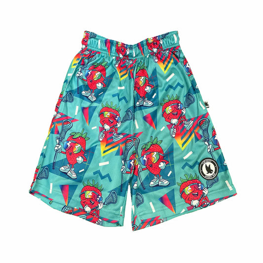Flow Society Boys' Strawberry Mesh Shorts FRONT