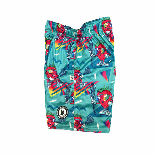 Flow Society Boys' Strawberry Mesh Shorts SIDE