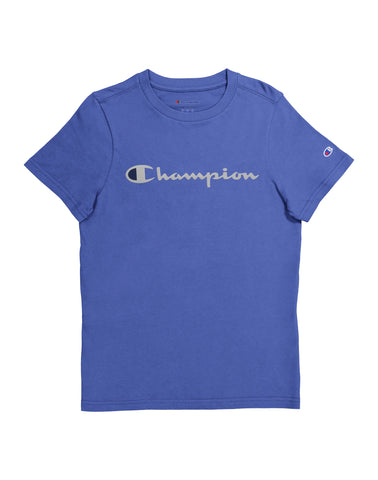 Big Kids' Script Logo Short-Sleeve Tee