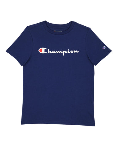 Big Kids' Script Logo Short-Sleeve Tee