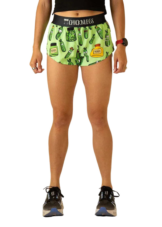 CHICKNLEGS Pickles 1.5” Split Shorts FRONT