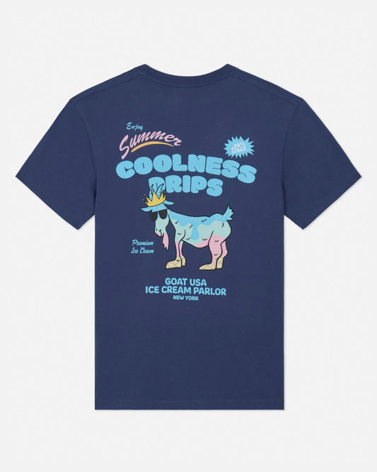 GOAT USA Coolness Drips Graphic T-Shirt back view