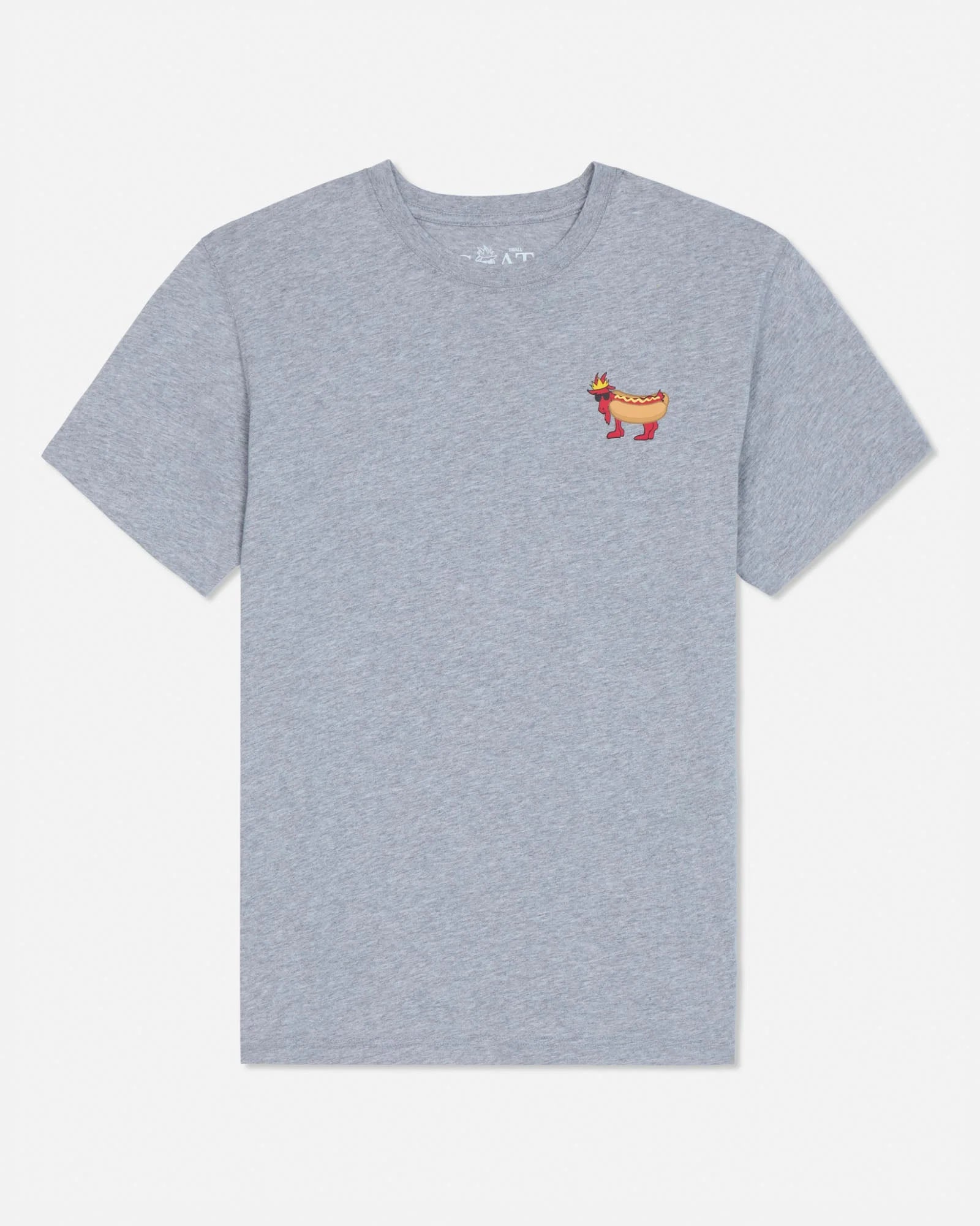 GOAT USA Famous Hot Dogs Graphic T-Shirt front view