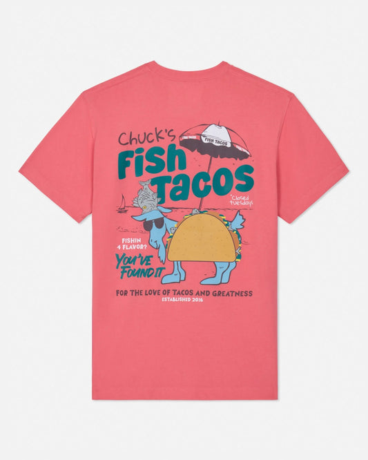 GOAT USA Fish Taco Graphic T-Shirt back view