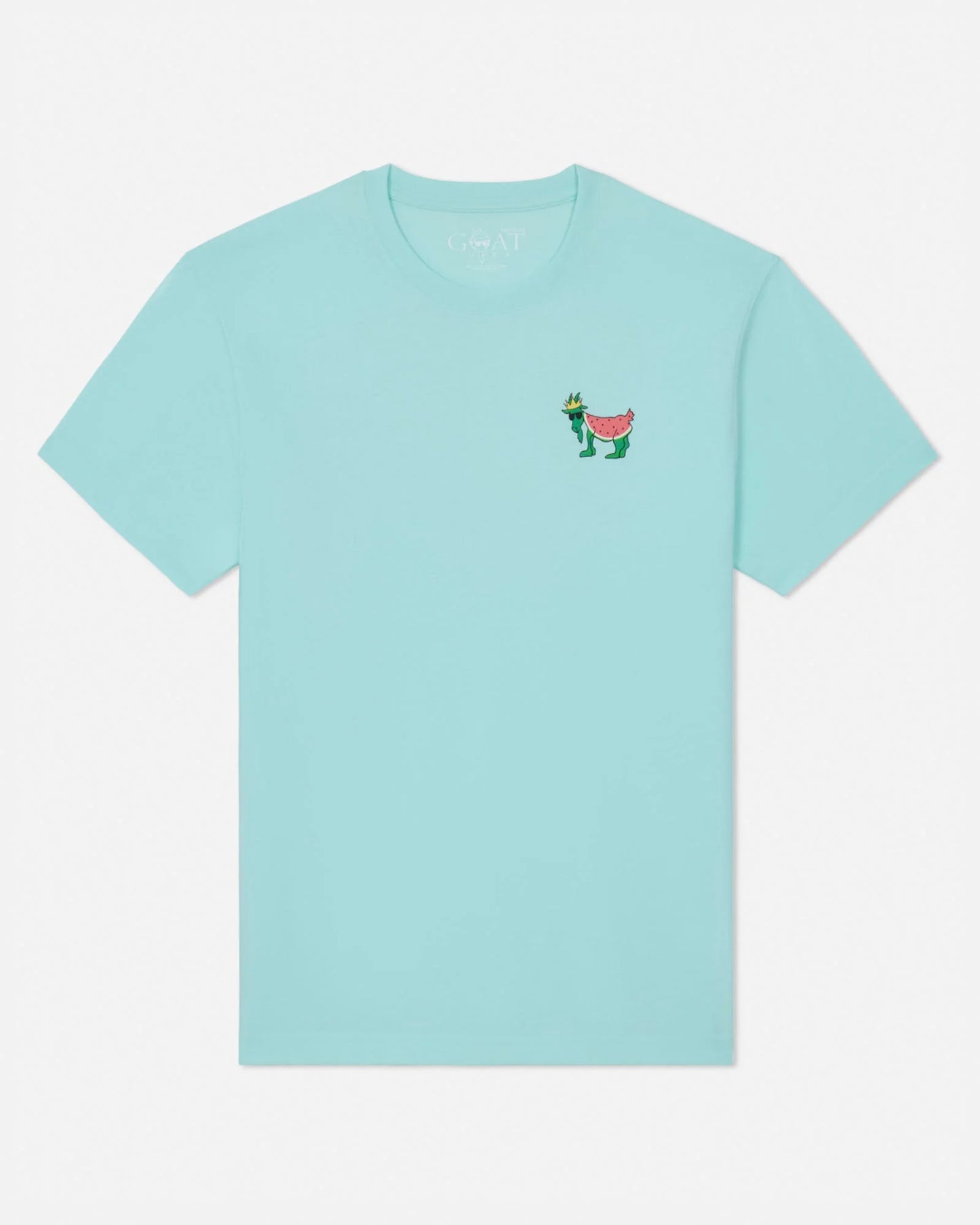 GOAT USA Watermelon Graphic T-Shirt – Soft Cotton Tee front view