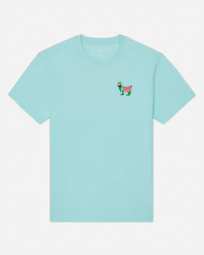 GOAT USA Watermelon Graphic T-Shirt – Soft Cotton Tee front view