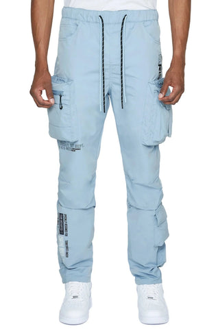 Men's Nylon Print Cargo Pants