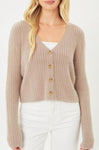 Button Up Fuzzy Cardigan