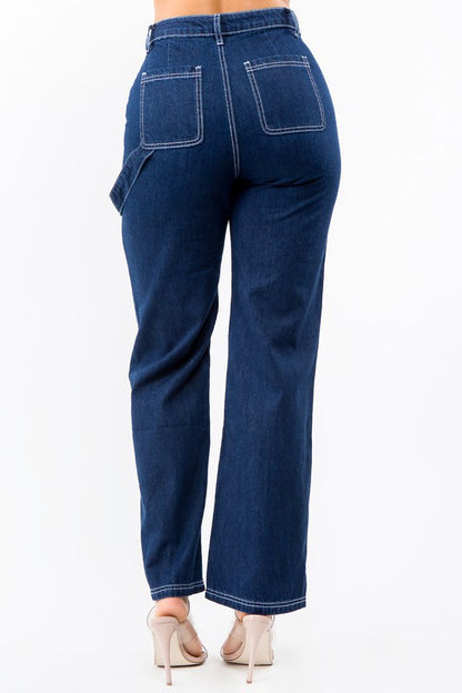 High Waist Carpenter Pants