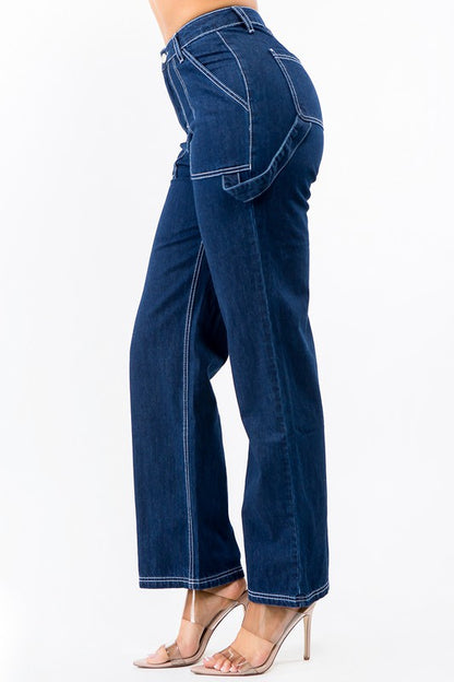 High Waist Carpenter Pants