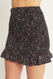 Smocked Mini Skirt