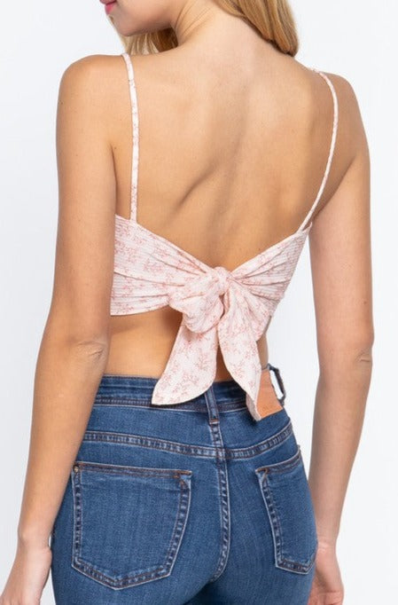 V Hem Floral Top
