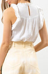 Solid Lace Tank Top
