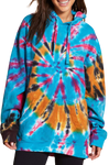 Feather Tie Dye Oversized Hoodie