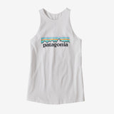 Women's Pastel P-6 Logo Organic Cotton High Neck Tank Top