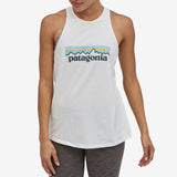 Women's Pastel P-6 Logo Organic Cotton High Neck Tank Top