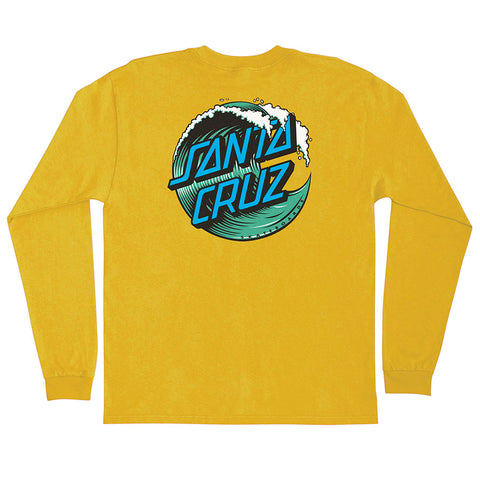 Men's Wave Dot Regular L/S Santa Cruz Mens T-Shirt