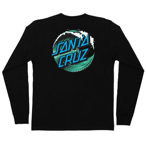 Men's Wave Dot Regular L/S Santa Cruz Mens T-Shirt