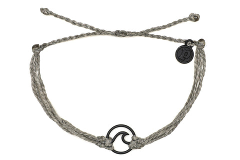 Black Wave Grey Bracelet