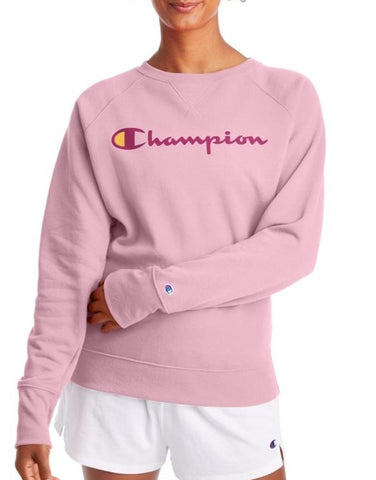 Women's Script Logo Powerblend Fleece Classic Crew