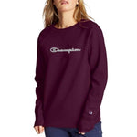 Women's Powerblend® Fleece Chainstitch Logo Crew