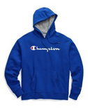 Men's Powerblend® Fleece Pullover Script Logo Hoodie