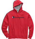 Men's Champion Script Logo Powerblend® Pullover Hoodie