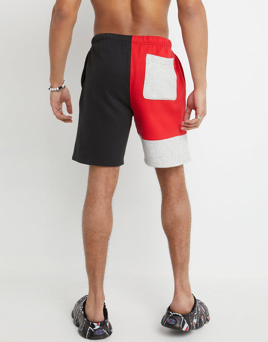 8in Color Block Fleece Shorts