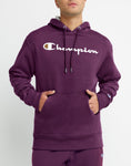 Men's Powerblend® Fleece Pullover Script Logo Hoodie