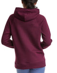 Women's Embroidered Zigzag Script Logo Hoodie