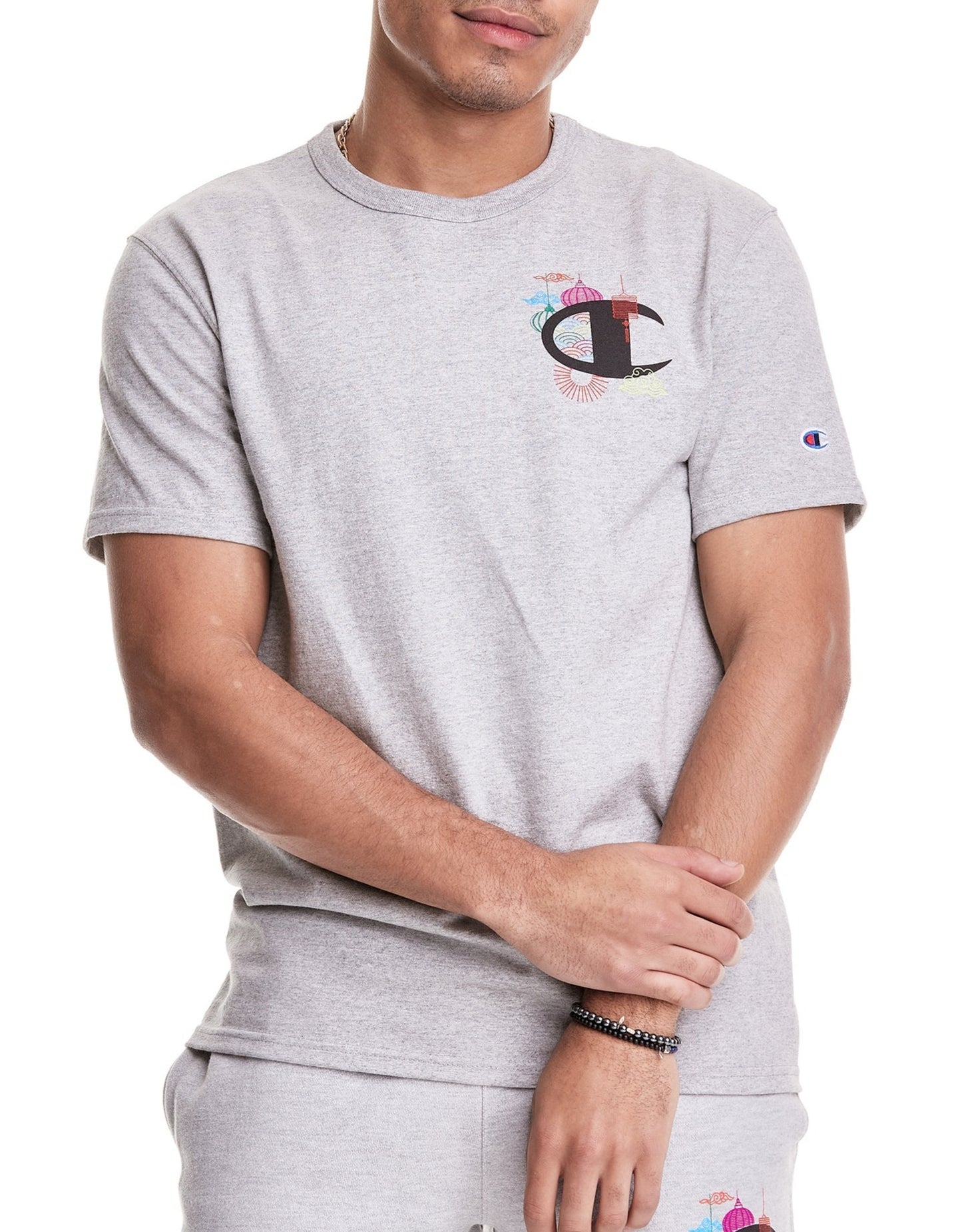 Men's Lunar C with Lanterns Tee front view