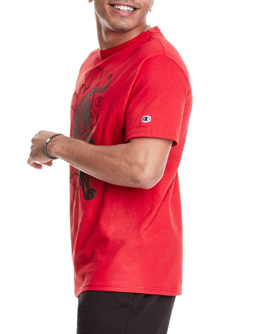 Men's Sprawling Tiger Tee side view