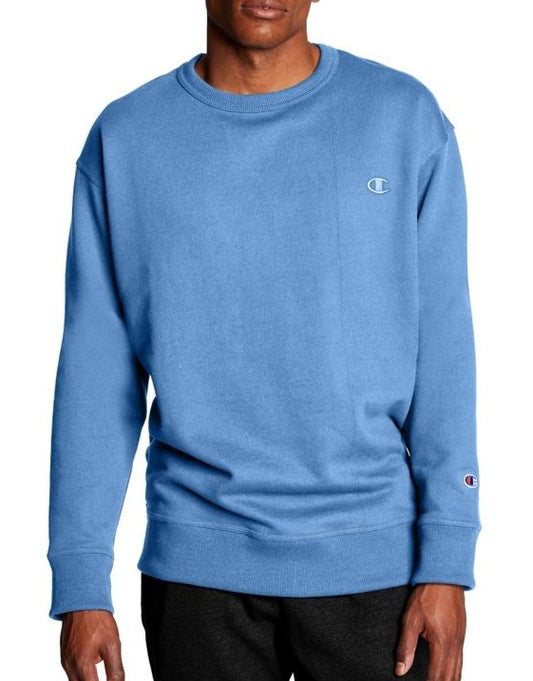Men's Powerblend® Fleece Pullover Crew front view