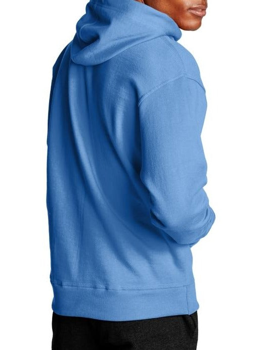 Men's Powerblend® Fleece Pullover Hoodie back view