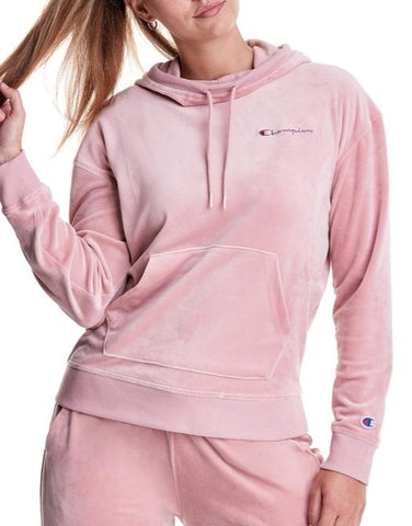 Women's Script Logo Velour Hoodie