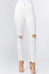 Ripped Knee Skinny Jean