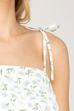 Floral Tie Strap Top