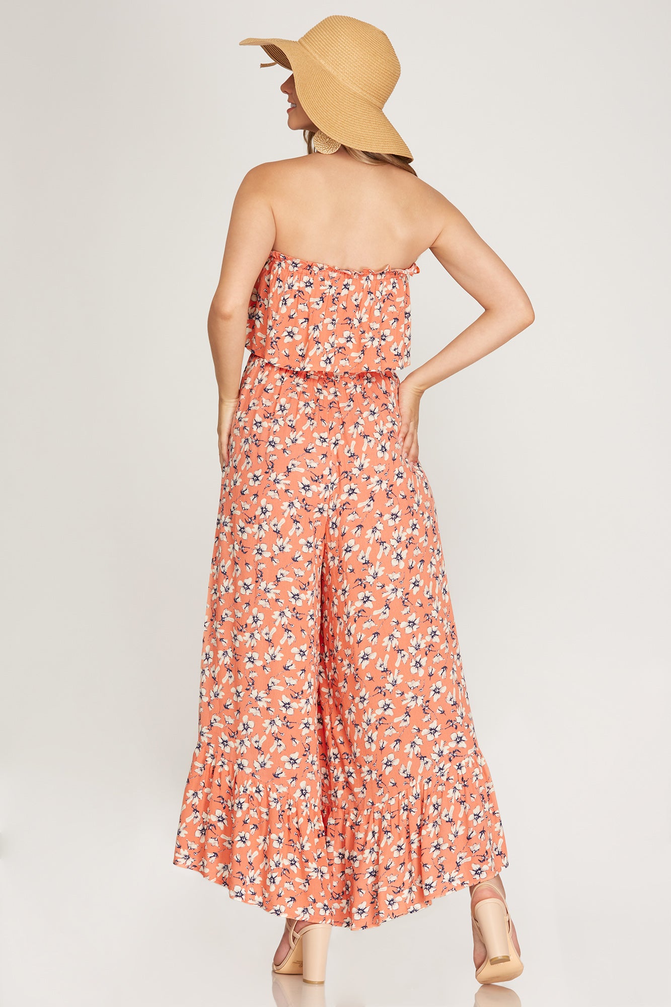 Floral Print Jumpsuit